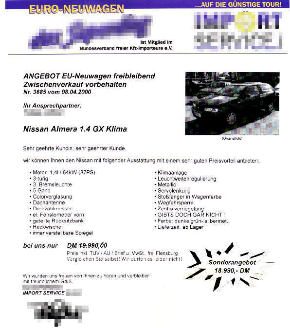 Angebot